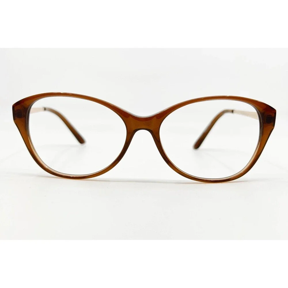Bebe Eyeglasses Womens Topaz Brown Shine Bright BB7178 Cat Eye 54-15-135